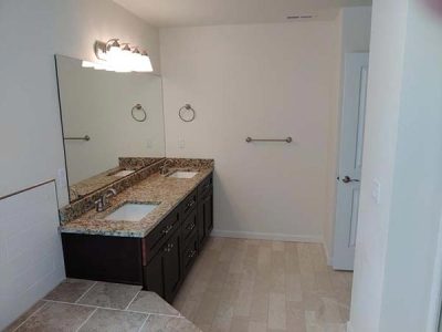 Bathroom Fire Damage Repair