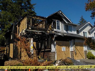 Before Fire Damage Restoration