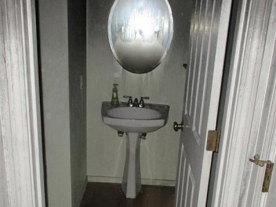 Fire Damage Repair On Bathroom