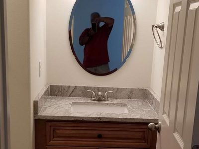 Vanity Room Fire Damage Repair