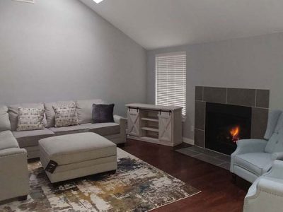 Water Damage Repair On Living Room